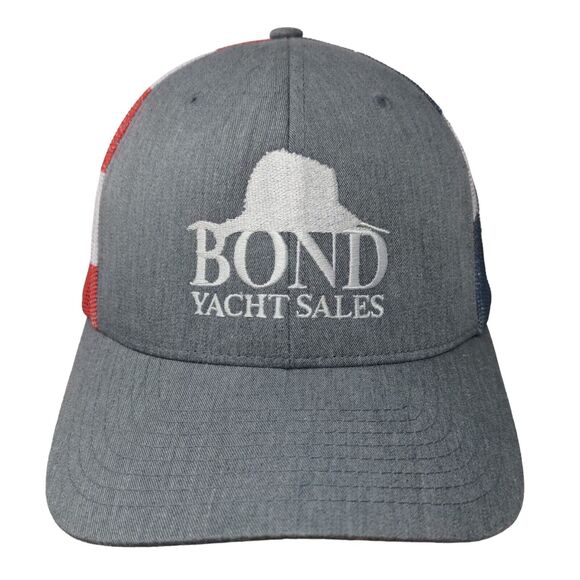 Bond Yacht Sales Snapback Trucker Hat Multicolor One Size Mesh Back Richardson - Picture 1 of 9
